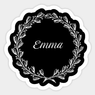 Emma Floral Wreath Sticker